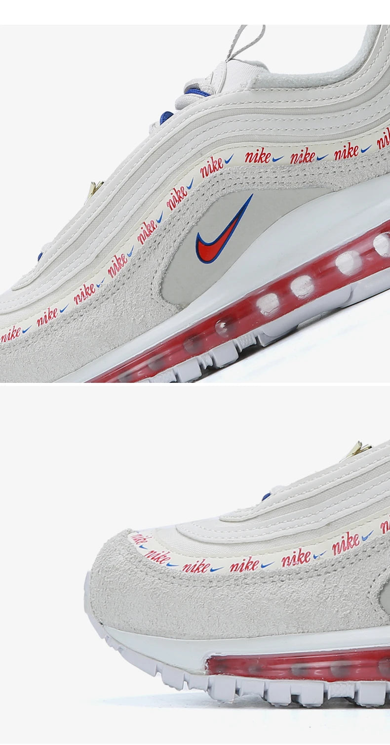 Zapatillas deportivas Nike genuinas AIR MAX 97 para mujer, de caña baja, con amortiguación de aire DC4013-001