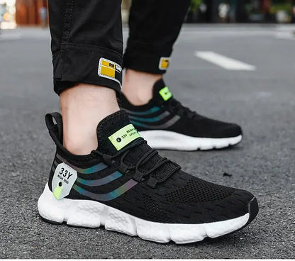 Sports Men's Shoes Spring and Autumn Breathable Casual Running Shoes Lightweight Walking Couple Shoes Men's Spirit Women's Shoes
