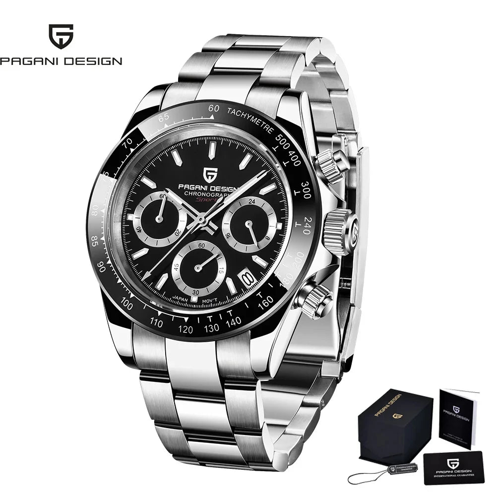 PAGANI Design 2026 New Mens Quartz Watch Luxury Sports Fashion Style Sapphire Glass Japan VK63 Movement Water Resistant PD1644