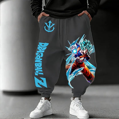 Unisex Pure Cotton Pants Dragon Ball Goku 2026 Summer New Product Harajuku Anime Print American Hip-hop Loose Casual Pants