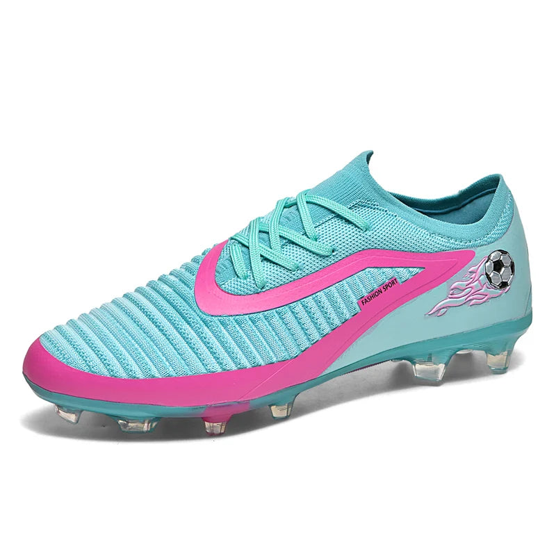 Neue Fußballschuhe für Herren, rutschfeste Fußballschuhe für Erwachsene, Outdoor-Sportschuhe für Jungen, lange Stollen, atmungsaktive und bequeme Trainings- und Wettkampf-Cleats