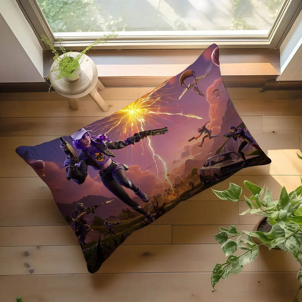 Battle Royale Game Fortnite Cushion Cover Hit Product Sofa Living Room Office Rectangle Pillow Home Coffee Shop Bedding