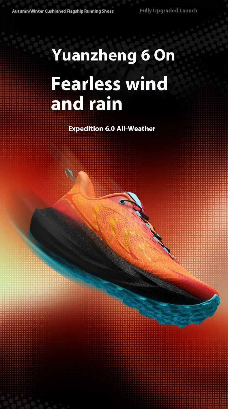 BMAI Outdoor Men's Sports Shoes Breathable Men Sneakers Lightweight Mountain Running Shoes for Men Cushion Trail Jogging Sneakers