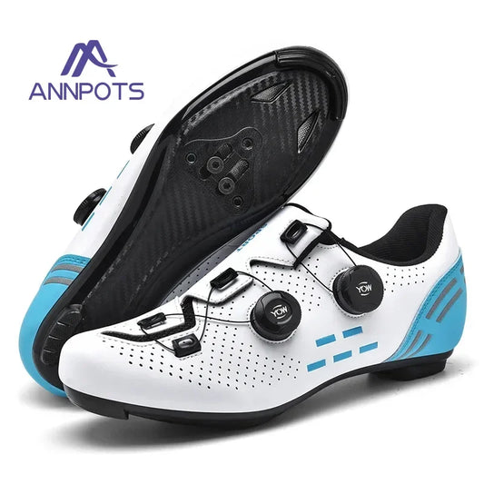 Zapatillas de ciclismo de montaña antideslizantes nuevas, calzado de ciclismo para hombre, unisex, para carretera, carreras y exterior, sapatilha ciclismo MTB para mujer