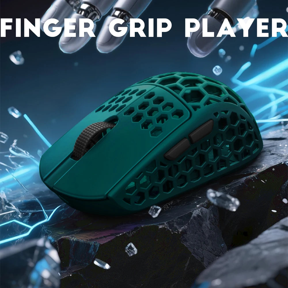 Darmoshark M5Air Forged Carbon Fiber Wireless 8K Gaming Mouse PAW3950 30K DPI Small Hand Finger Grip Game Macro Mice Lightweight