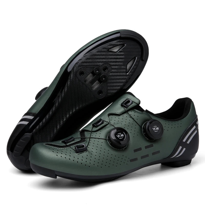 Hochwertige Fahrradschuhe für Herren, SPD, selbstverriegelnd, Rennrad-Sportschuhe, MTB-Mountainbike-Schuhe für Damen, rutschfeste Fahrradschuhe 36-47
