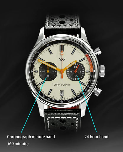 WM Watch VK64 Quartz Watch Waterproof Classic Casual Business Men's Watch Welly Merck Watch WM247M