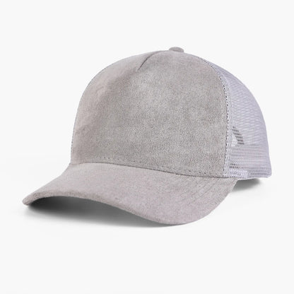 1 Piece Baseball Cap Men 5 panel Mesh Suede Trucker Hat Womren Spring Summer Outdoor Sports Hats Women Solid Color gorros
