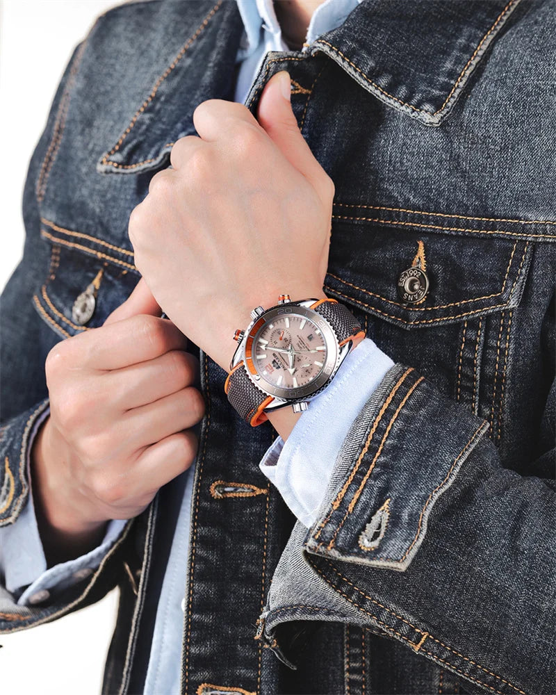 PAULAREIS P Relógio mecânico automático de luxo para homem com corda automática, bracelete em borracha, impermeável, luminoso, com data, relógio de moda masculino
