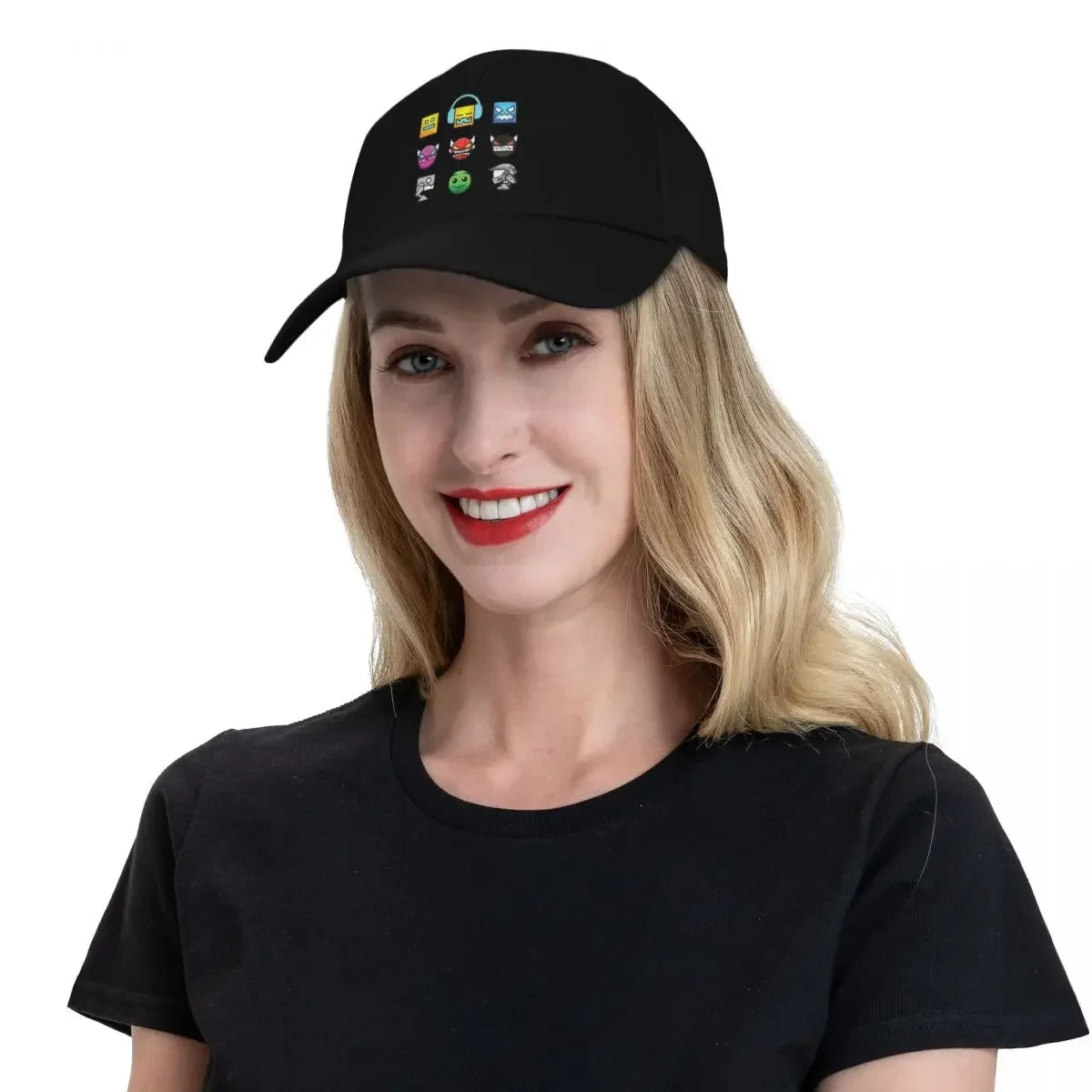 Geometry Dash Baseball Cap Unique hats tactical cap Golf Cap Ladies Men's