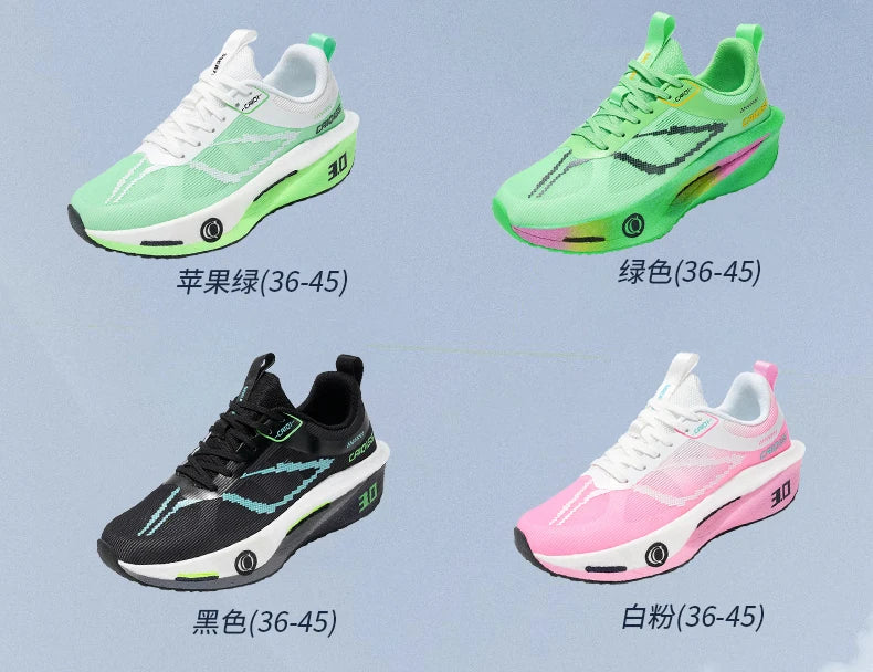 Running Shoes Carbon Plate Marathon Men Sports Specialty Breathable Lightweight Women's Comfortable Athletic Outdoor Sneakers