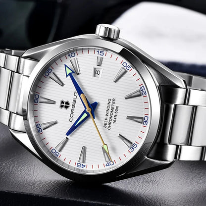 Luxury NH35 Corgeut Watch Men reloj hombre 41mm Sport Clock Automatic Mechanical Wristwatches Sapphire Steel Band Men's Watch