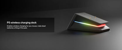 Mouse gaming wireless Rapoo VT3S /VT3S MAX GEN-2, rată de polling wireless True 8K, ultra-ușor, 49g, autonomie a bateriei de până la 750Hr
