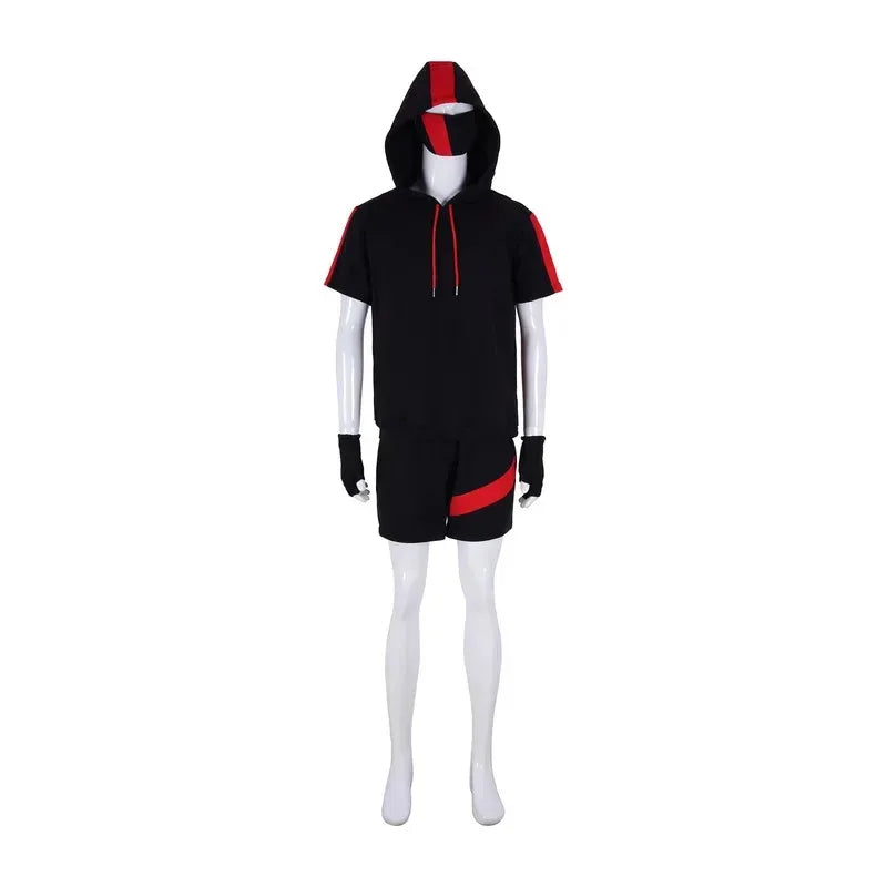 Adults Kids Fortnit Cosplay IKONI EPIC Outfit Skin Battle Uniforms Costume Clothes Uniform Anime Game Cosplay Halloween SRR7IA