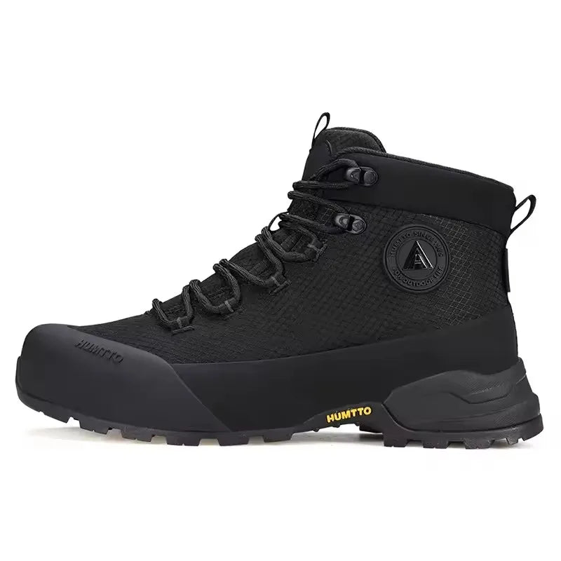 HUMTTO Sapatilhas de Caminhada Impermeáveis para Homem, Botas de Caça Táticas de Deserto, Botas de Trekking pelo Tornozelo para Homem e Mulher, Quentes em Couro
