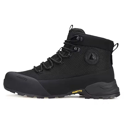 HUMTTO Sapatilhas de Caminhada Impermeáveis para Homem, Botas de Caça Táticas de Deserto, Botas de Trekking pelo Tornozelo para Homem e Mulher, Quentes em Couro