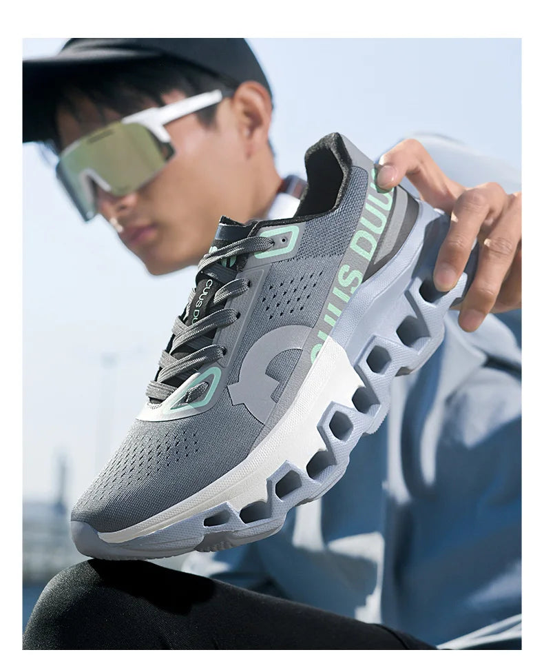 Herren-Laufschuhe Offroad-Schuhe Dämpfende Jogging-Schuhe Rutschfeste atmungsaktive Mesh-Luxusschuhe Outdoor-Paar-Trainer Renn-Sneaker