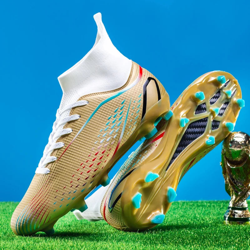 Men's Football Boots Professional Turf Futsal Match Grass Unisex Outdoor Training Soccer Shoes Soccer Cleats Non-slip Breathable