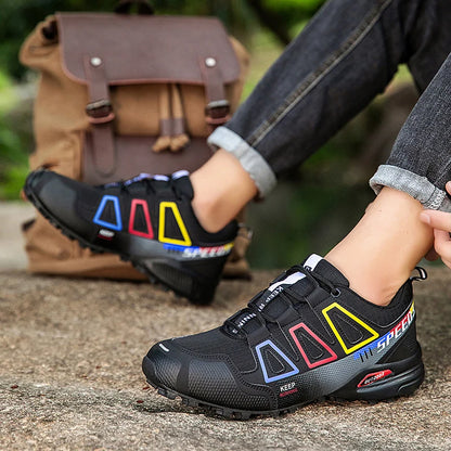 Men's Hiking Shoes Waterproof Non-slip Hiking Hiking Sports Shoes Camping Training Hunting Tactical Shoes Men's Cycling Shoes