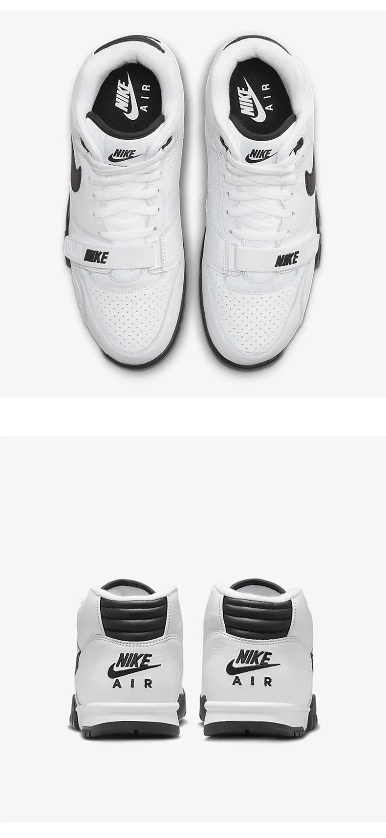 Nike Authentic Sapatilhas casuais para homem Air Trainer 1 Velcro FB8066-100