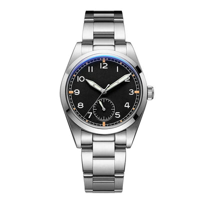 Relógio de quartzo ADDIESDIVE 36mm para homem VH60, luminoso BGW9, vidro em cúpula tipo bolha, resistente à água 10Bar, em aço inoxidável