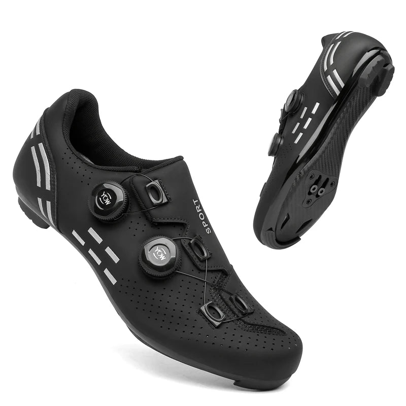 Hochwertige Fahrradschuhe für Herren, SPD, selbstverriegelnd, Rennrad-Sportschuhe, MTB-Mountainbike-Schuhe für Damen, rutschfeste Fahrradschuhe 36-47