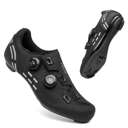 Hochwertige Fahrradschuhe für Herren, SPD, selbstverriegelnd, Rennrad-Sportschuhe, MTB-Mountainbike-Schuhe für Damen, rutschfeste Fahrradschuhe 36-47