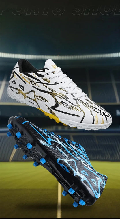 Neue Herren-Fußballschuhe TF Sport Trainings-Soccer-Schuhe, weich, ultraleicht, atmungsaktiv, professionelle Unisex-Sneaker, Rasen-Stollenschuhe für Matches