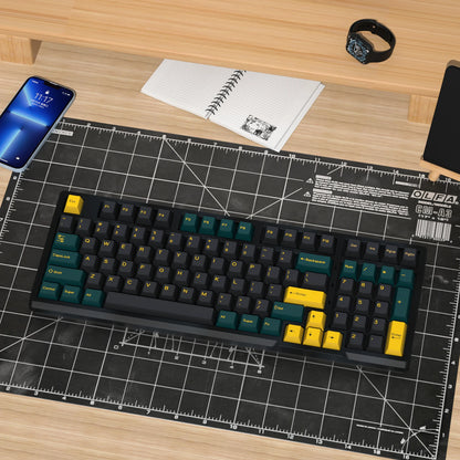 KBDiy GMK MarrsGreen Keycap tasti profilo Cherry Double Shot PBT ISO per kit tastiera meccanica gamer DIY Gaming Point KeyCap