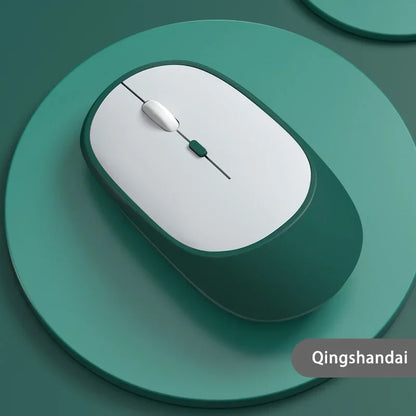Lenovo draadloze muis USB-oplaadbaar ergonomisch met instelbare DPI voor kantoor, stil, 2.4G Bluetooth optische elektrische muis voor gaming en kantoor