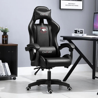2025 New Computer Chair Green Gaming Chair PU Leather Office Swivel Chair Lift Bedroom Furniture Fashion Sillas Gamer Chair