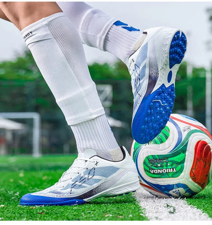 Nouvelles chaussures de football pour hommes, chaussures de sport d'extérieur, chaussures d'entraînement, chaussures de football antidérapantes, baskets professionnelles ultralégères unisexes