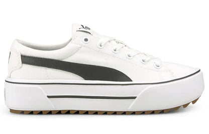 Baskets Puma Kaia Platform, modèle blanc et noir, 383804-01.