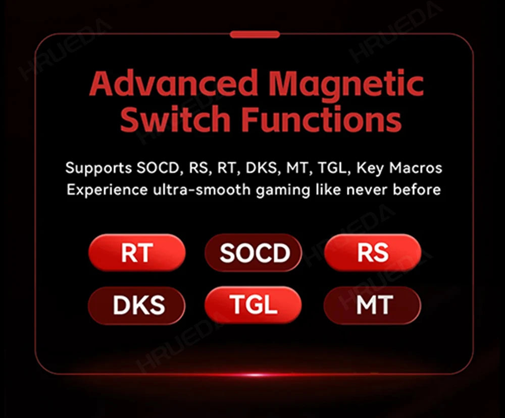 MADLIONS Mad 60he Mad60HE Mad 68HE Teclado mecânico com interruptores magnéticos, com fios, hot-swap, taxa de polling 8K, teclado gaming personalizado