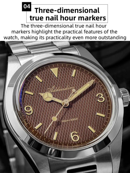 ADDIESDIVE 2025 NEW Watch For Men 316L Stainless Steel 10Bar Diving Luminous AD2096 Luxury Gift Quartz Wristwatch reloj hombre