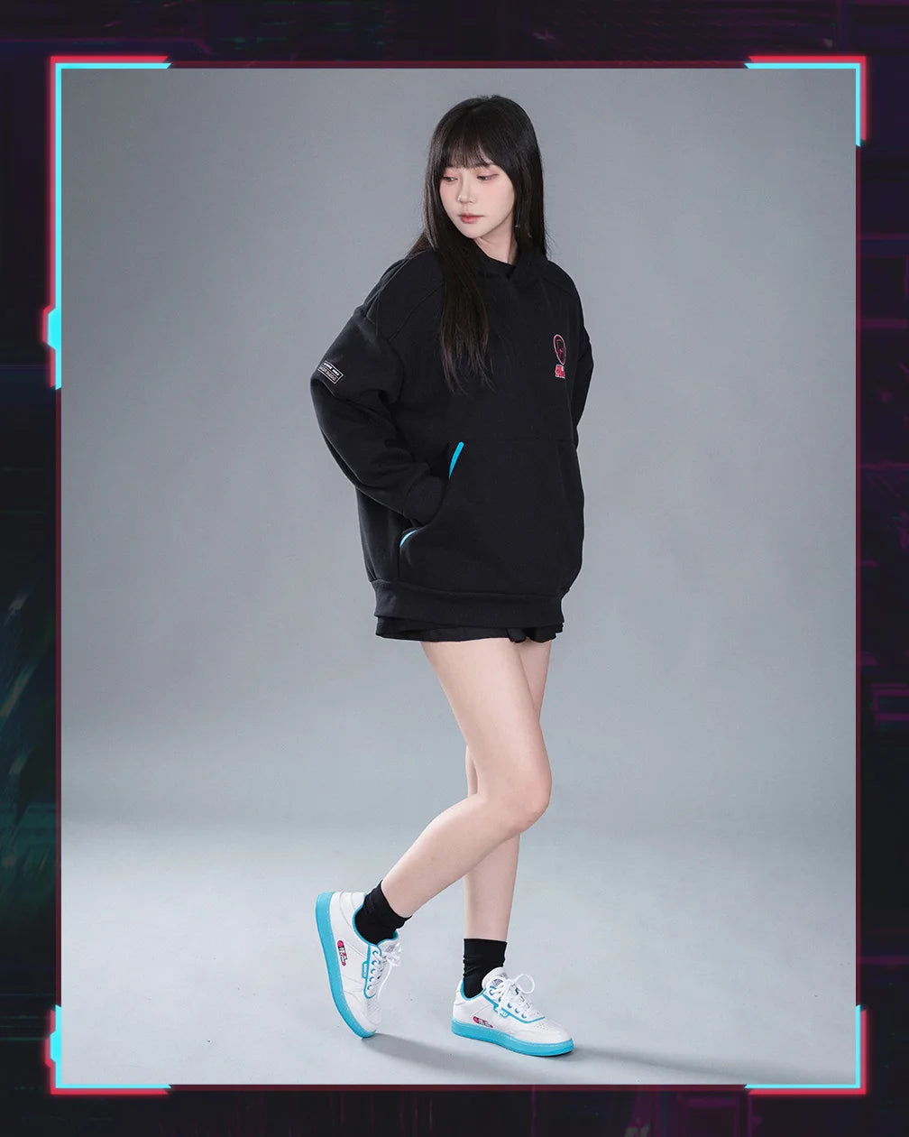 Moeyu Hatsune Miku Shoes for Women and Men Vocaloid Cosplay Anime Sneakers Tennis Lace-Up Sport Athletic Running Casual Shoes