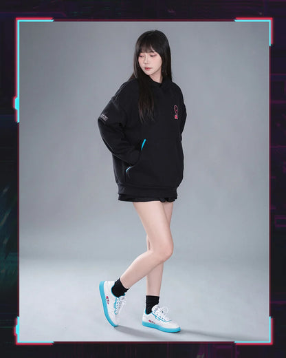 Moeyu Hatsune Miku Shoes for Women and Men Vocaloid Cosplay Anime Sneakers Tennis Lace-Up Sport Athletic Running Casual Shoes