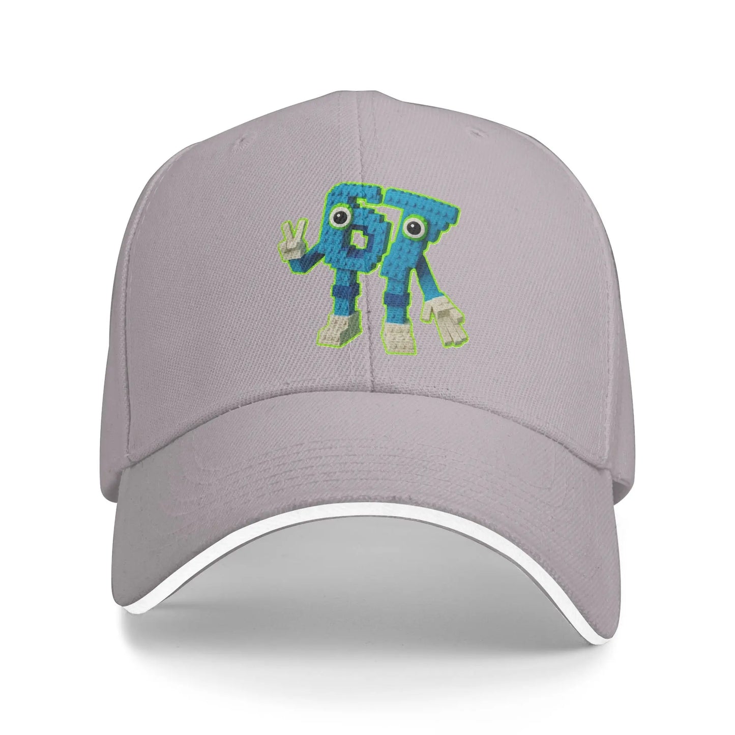 67 Meme Character Brainrot Casual Baseball Cap Summer  Trucker Hat High Quality Outdoor Sports Hip Hop Hats Unisex Baseball Caps