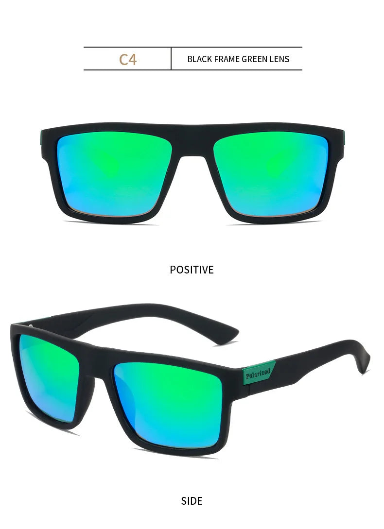 2022 Luxury Polarized Sunglasses Men Women Fashion Square Male Sun Glasses Vintage Driving Fishing Eyeglasses Sport Shades UV400