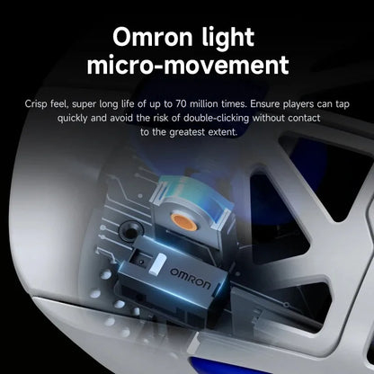 MCHOSE AX5 V2 Wireless Gaming Mouse 8KHz Polling PAW 3950 42000DPI Optical Sensor 56g Tri-Mode 130h Battery Magnesium Alloy