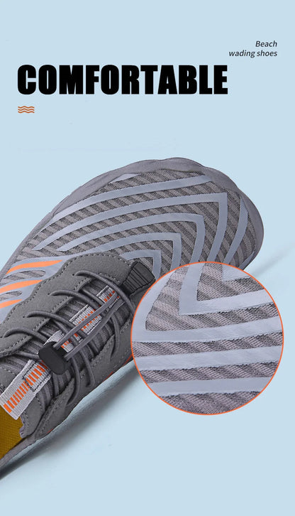 Men and Women Water Shoes, Aqua Shoes, Drainage Beach Sports Swim Sandals, Quick Dry Boating Barefoot Diving Fishing Surfing Sneakers