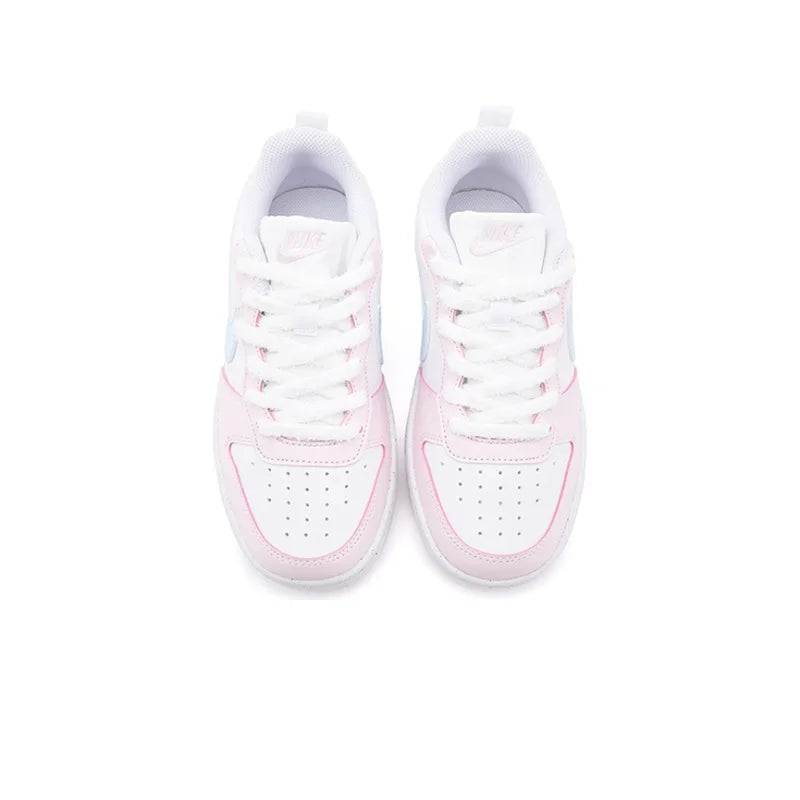 Персонализирани маратонки Nike Court Borough Sweet Cat Paw – свеж, момичешки стил, сладки и закачливи ниски дамски маратонки за скейтборд