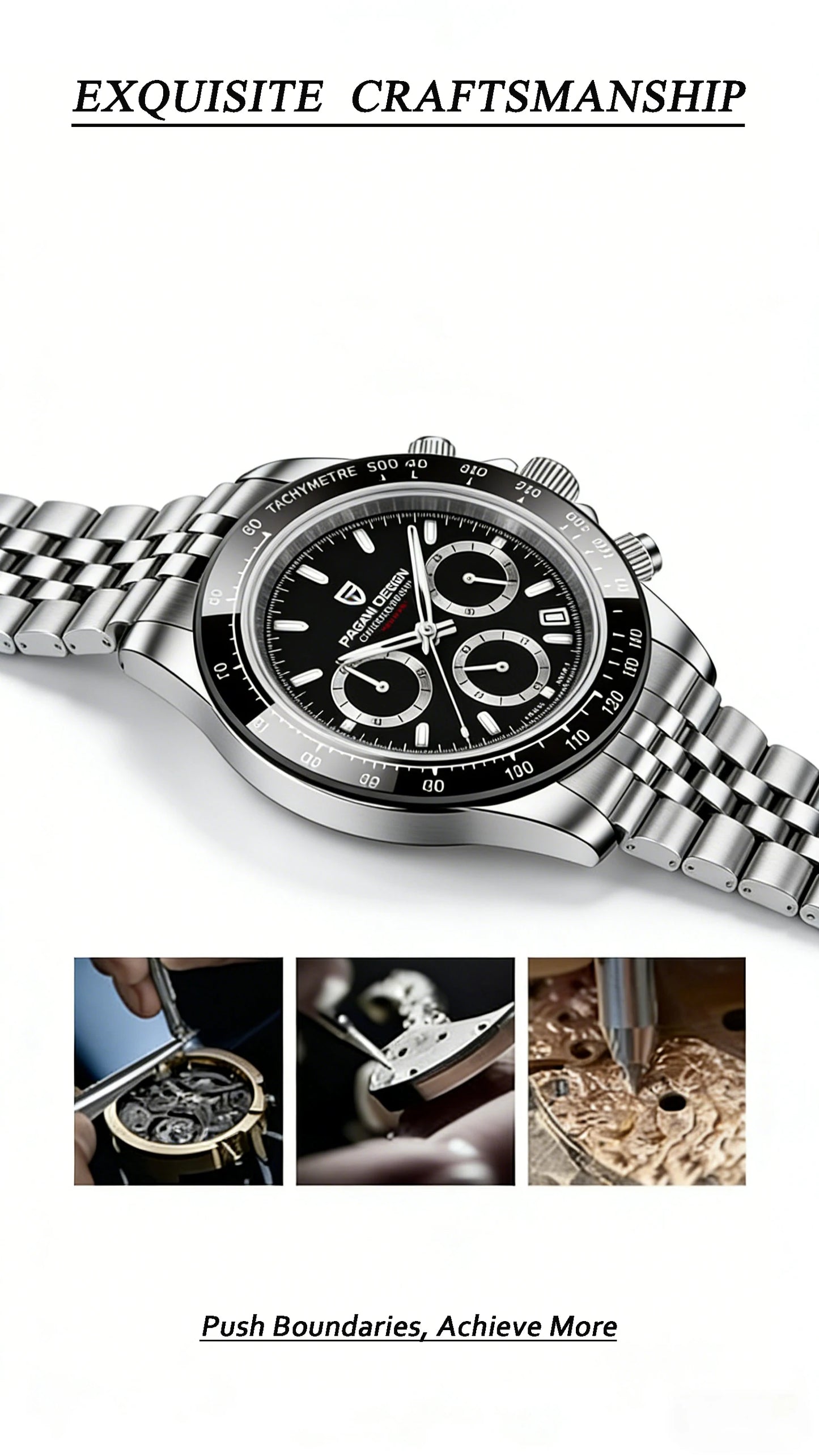 PAGANI Design 2026 New Mens Quartz Watch Luxury Sports Fashion Style Sapphire Glass Japan VK63 Movement Water Resistant PD1644