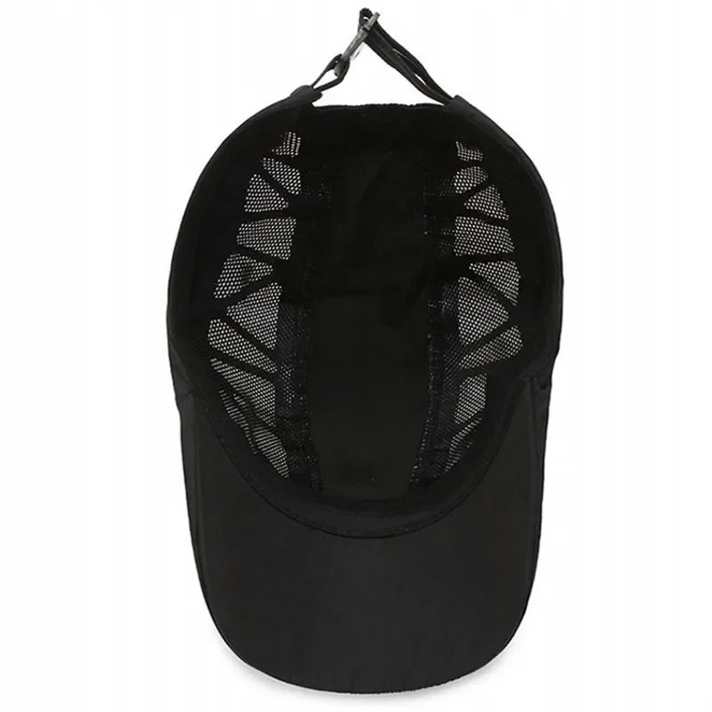 Unisex SPORTS med bogstavtryk, hurtigtørrende baseballkasket, solhatte, udendørs sommerkasketter i åndbart net, solskærmkasketter, baret, visir, golfhat