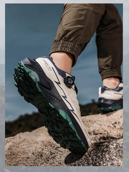Herren-Sneaker Casual Outdoor rutschfest stoßdämpfend vielseitig Offroad-Wanderschuhe bequeme Laufschuhe für Herren mit weicher Sohle