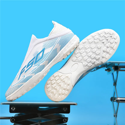 Nouvelles chaussures de football pour hommes, crampons de football sur gazon, chaussures de football pour adultes, crampons de futsal, crampons de sport confortables, antidérapants, ultra-légers, pour entraînement en s