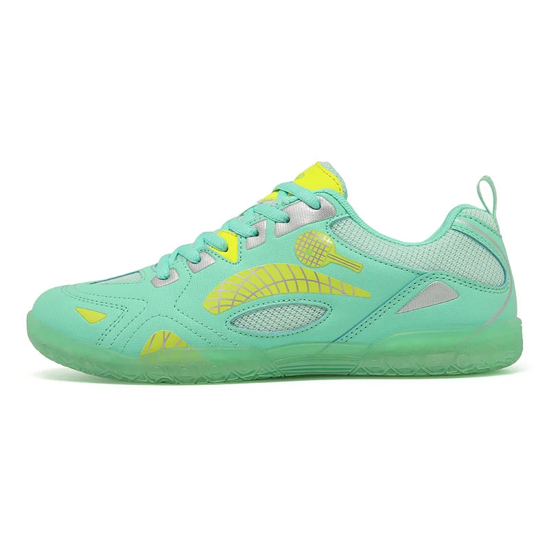 TaoBo Green Color Size 36-46 Men's Table Tennis Shoes High Quality Badminton Sports Shoes Training Volleyball Sneakers