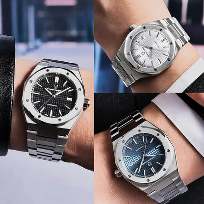 PAGANI DESIGN 2026 Top Brand Men Watch 8215 Military Sports Automatic Mechanical Watches Waterproof Stainless Steel reloj hombre