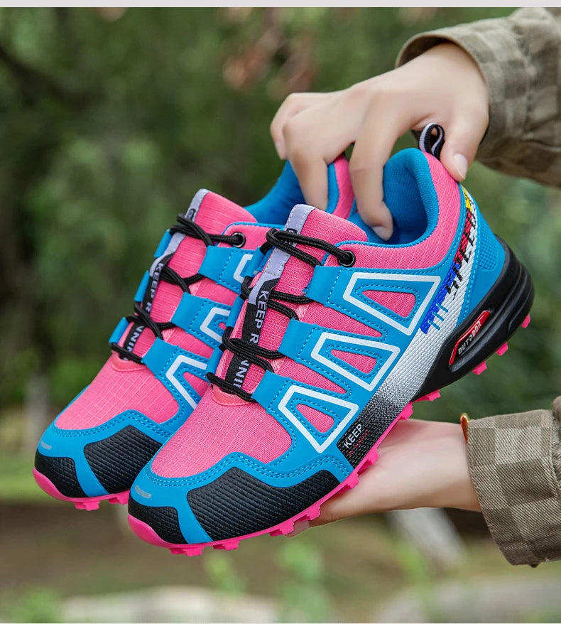 Women's Waterproof Hiking Shoes Outdoor Sports Shoes Women's Walking Travel Sports Shoes Bicycle Sports Shoes Running Sports Sho