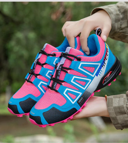 Women's Waterproof Hiking Shoes Outdoor Sports Shoes Women's Walking Travel Sports Shoes Bicycle Sports Shoes Running Sports Sho